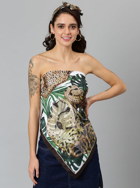 Cougar Scarf & Bag Scarf Set