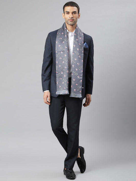 Pied Stole & Pocket Square Set