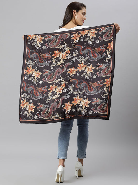 Black Beauty Scarf & Bag Scarf Set