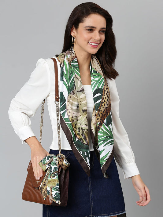 Cougar Scarf & Bag Scarf Set