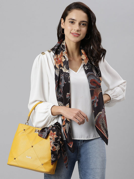 Black Beauty Scarf & Bag Scarf Set