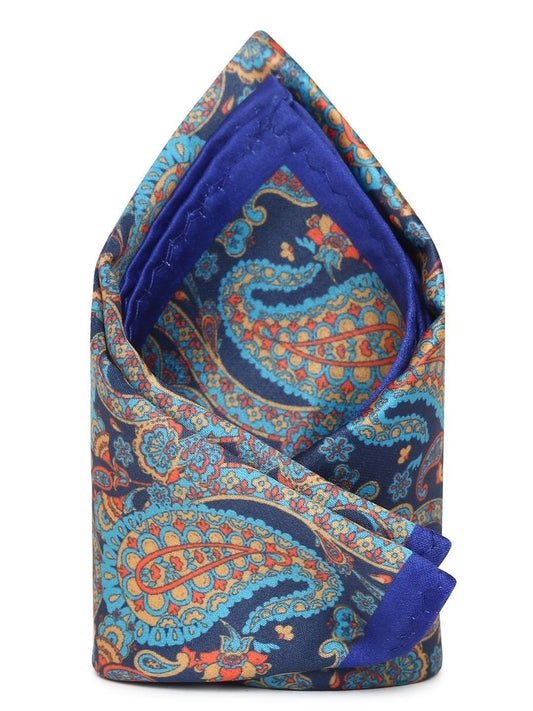 Grey Printed Pocket Square - TOSSIDO