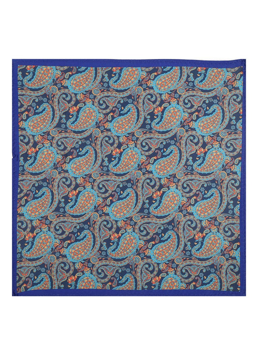 Grey Printed Pocket Square - TOSSIDO