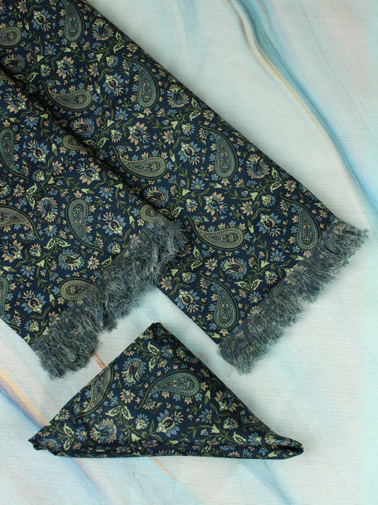 Men Stole & Pocket Square Set - TOSSIDO