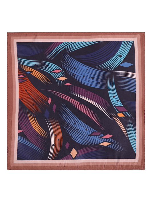 Multicolored Printed Pocket Square - TOSSIDO
