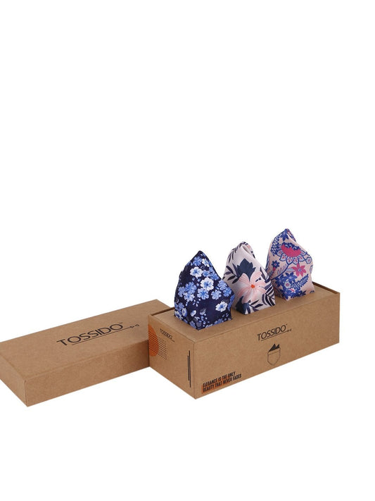 Vibrant Hues Printed Pocket Squares - TOSSIDO