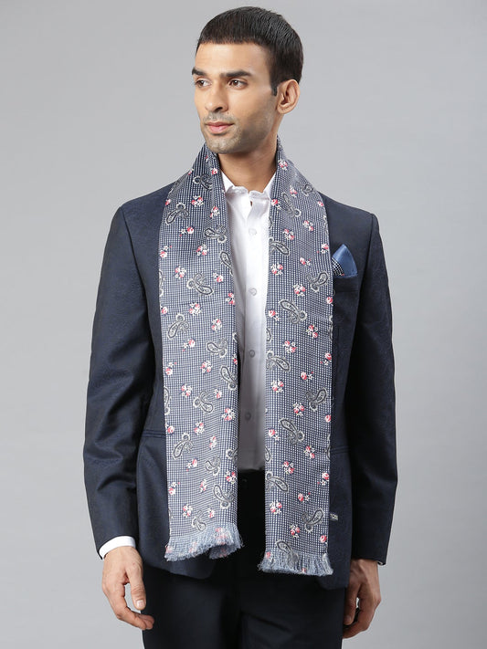 Pied Stole & Pocket Square Set